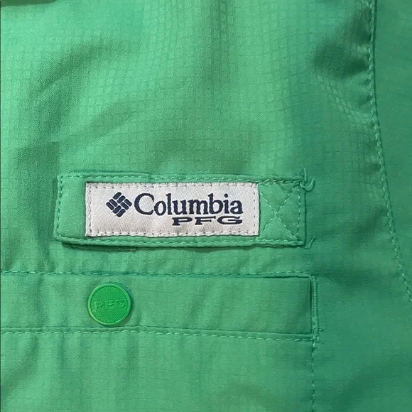 Columbia Youth Green Short Sleeve Shirt - Picture 3 of 5